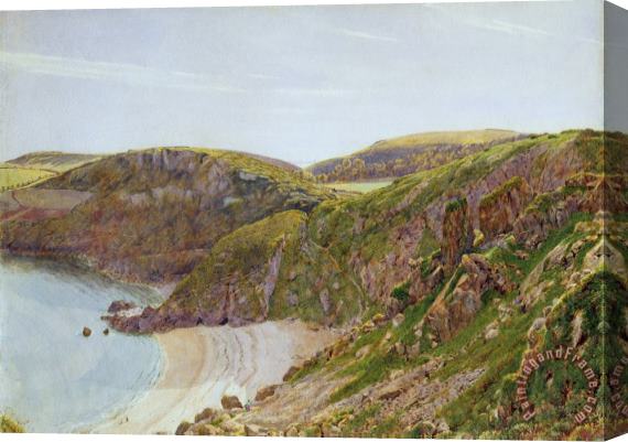 George Price Boyce Antsey's Cove South Devon Stretched Canvas Painting / Canvas Art