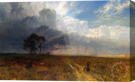 George Vicat Cole The Coming Storm Stretched Canvas Painting / Canvas Art