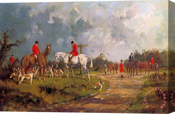 George Wright The Meet at The Crossroads Stretched Canvas Print / Canvas Art