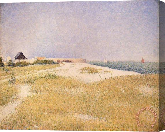 Georges Pierre Seurat View of Fort Samson Stretched Canvas Painting / Canvas Art