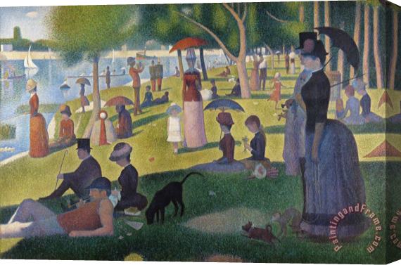 Georges Seurat A Sunday on La Grande Jatte 1884 Stretched Canvas Painting / Canvas Art
