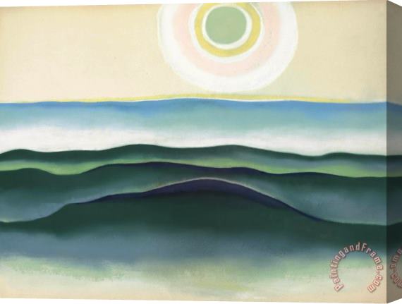 Georgia O'keeffe Sun Water Maine, 1922 Stretched Canvas Print / Canvas Art