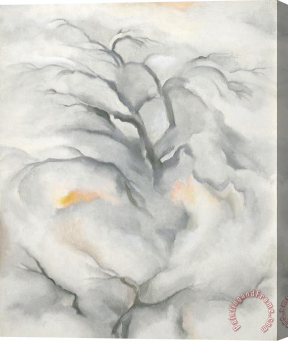 Georgia O'keeffe Winter Trees, Abiquiu I, 1950 Stretched Canvas Print / Canvas Art