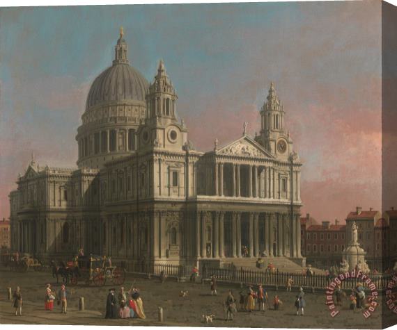 Giovanni Antonio Canaletto St. Paul's Cathedral Stretched Canvas Print / Canvas Art