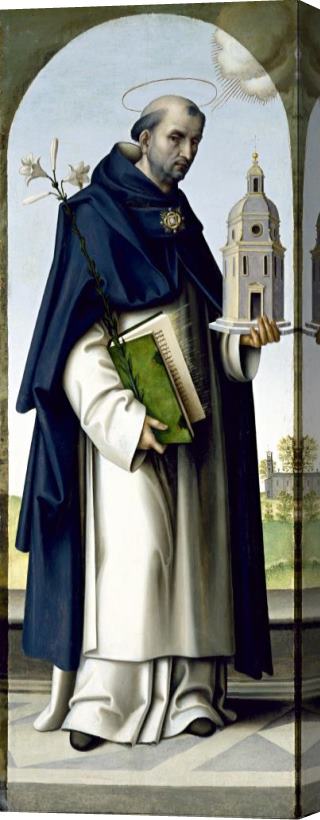 Giovanni Battista Bertucci Saint Thomas Aquinas Stretched Canvas Painting / Canvas Art