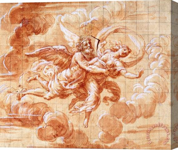 Giovanni Maria Morandi Boreas Abducting Orithyia Stretched Canvas Painting / Canvas Art