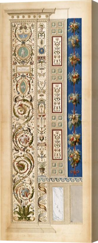Giovanni Ottaviani Plate IX From Loggie Di Rafaele Nel Vaticano Stretched Canvas Print / Canvas Art