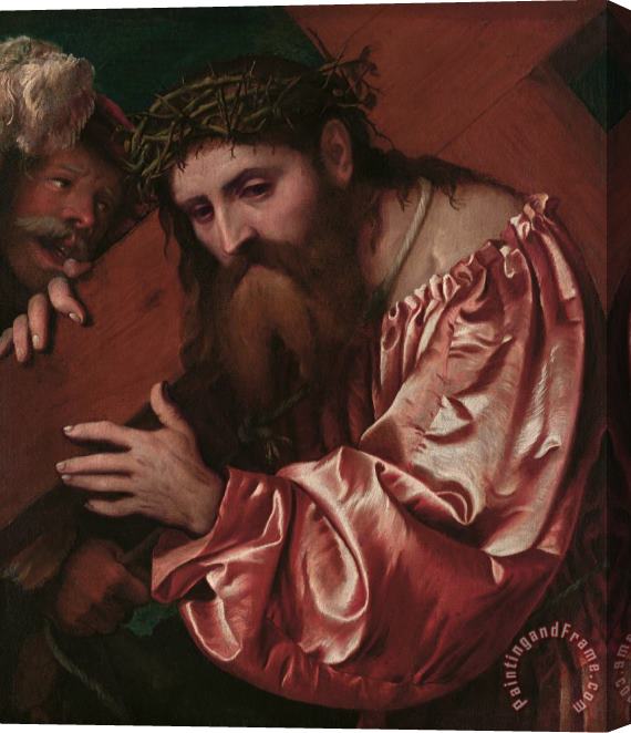 Girolamo Romanino Christ Carrying The Cross Stretched Canvas Print / Canvas Art
