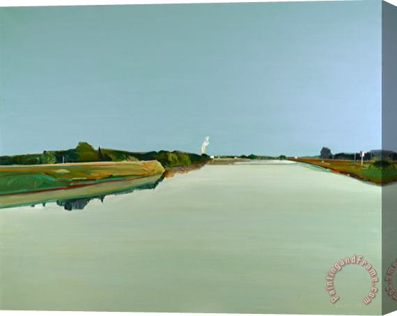 Gregory Kondos Sacramento River Stretched Canvas Painting / Canvas Art