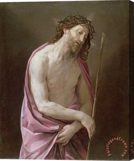 Guido Reni The Man of Sorrows Stretched Canvas Painting / Canvas Art