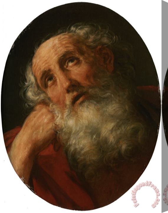 Guido Reni The Penitent Saint Peter Stretched Canvas Print / Canvas Art