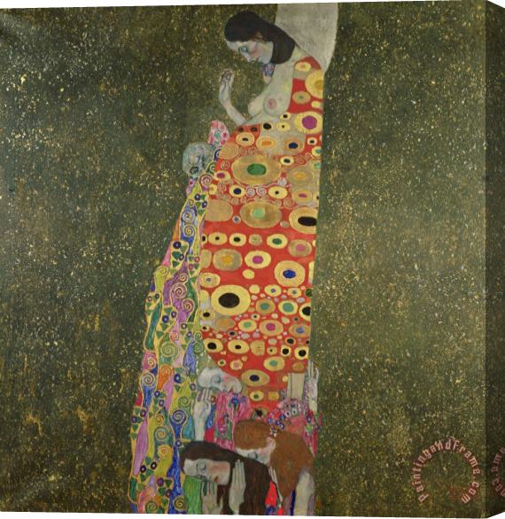Gustav Klimt Hope II Stretched Canvas Painting / Canvas Art