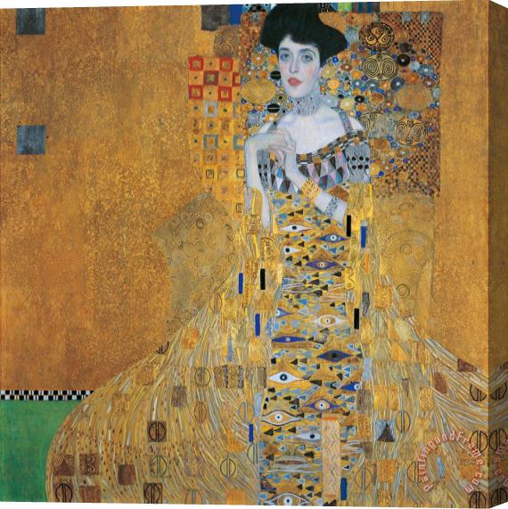 Gustav Klimt Portrait Of Adele Bloch-bauer I Stretched Canvas Print / Canvas Art
