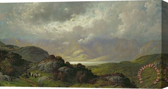 Gustave Dore Scottish Landscape Stretched Canvas Painting / Canvas Art
