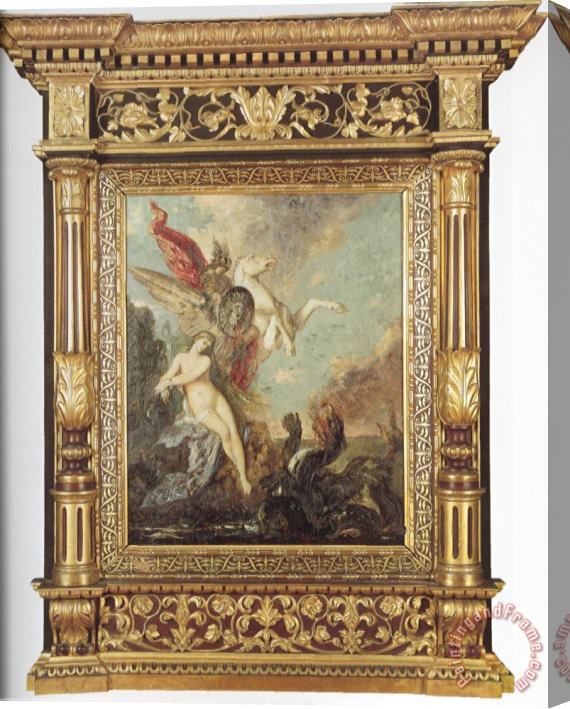 Gustave Moreau Andromeda Stretched Canvas Print / Canvas Art