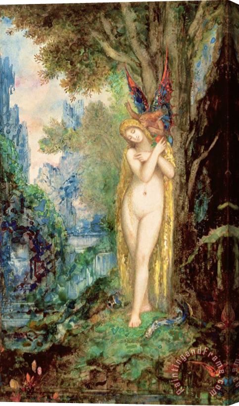 Gustave Moreau Eve Stretched Canvas Painting / Canvas Art