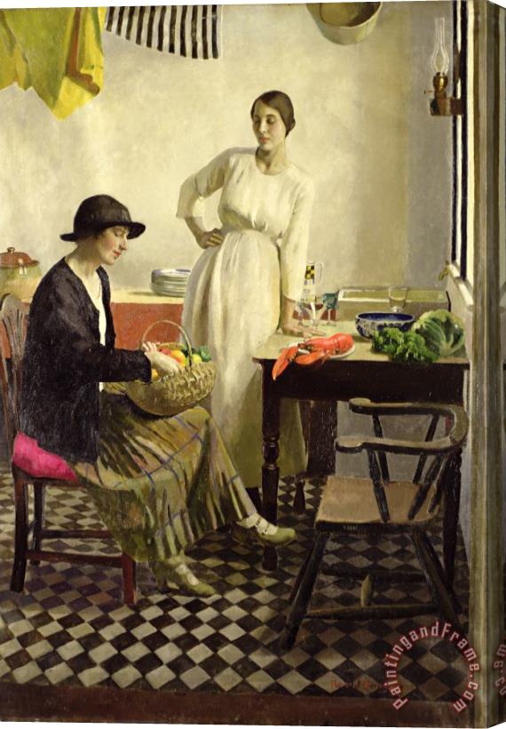 Harold Harvey My kitchen Stretched Canvas Painting / Canvas Art