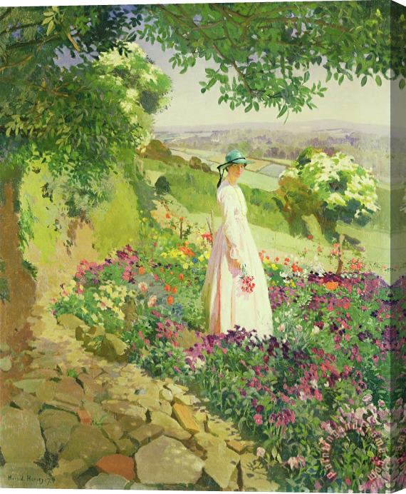 Harold Harvey Summer Stretched Canvas Painting / Canvas Art