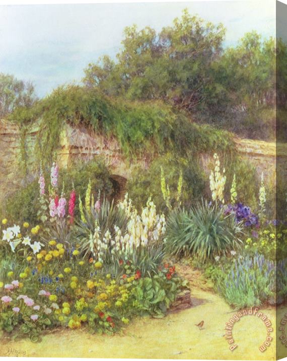 Helen Allingham Gertrude Jekyll's Garden Stretched Canvas Print / Canvas Art