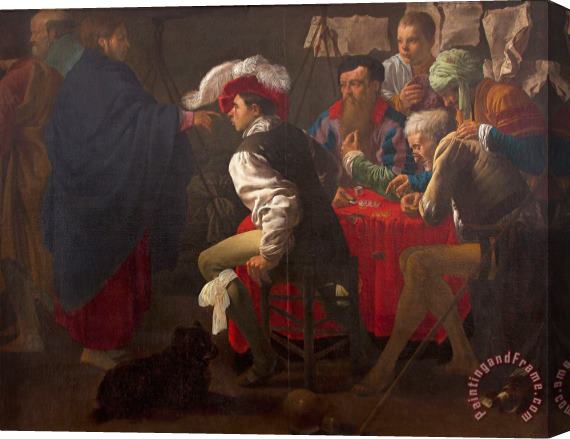 Hendrick Ter Brugghen Calling of Saint Matthew Stretched Canvas Print / Canvas Art