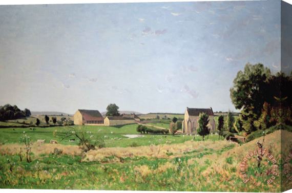 Henri-Joseph Harpignies Landscape In Saulce Stretched Canvas Painting / Canvas Art