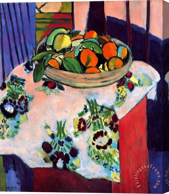 Henri Matisse Basket with Oranges 1913 Stretched Canvas Print / Canvas Art