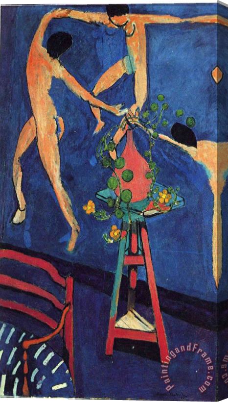 Henri Matisse Nasturtiums with The Dance II 1912 Stretched Canvas Painting / Canvas Art