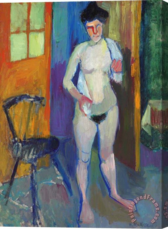 Henri Matisse Nude with a White Towel 1903 Stretched Canvas Painting / Canvas Art