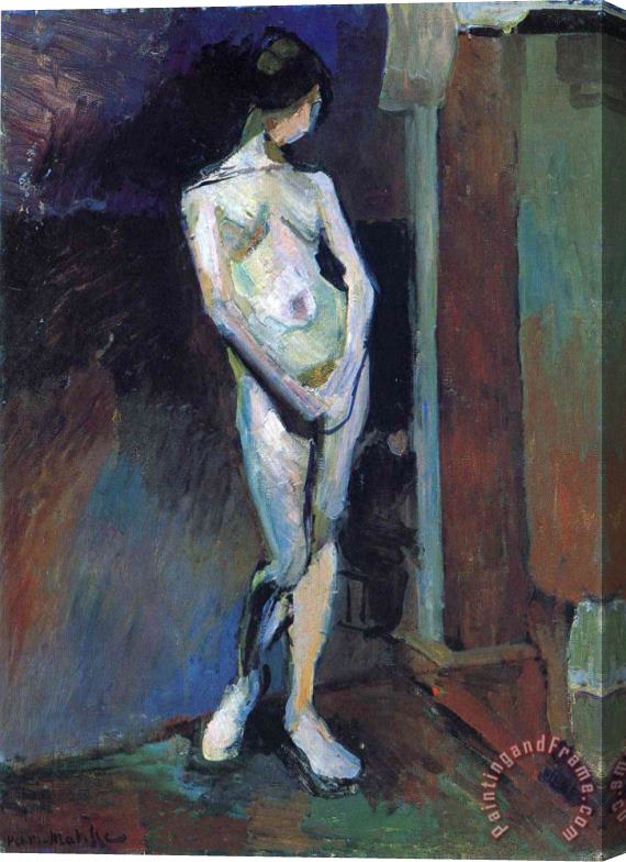 Henri Matisse Standing Model Stretched Canvas Print / Canvas Art