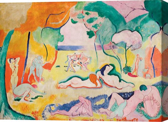Henri Matisse The Joy of Life 1906 Stretched Canvas Painting / Canvas Art