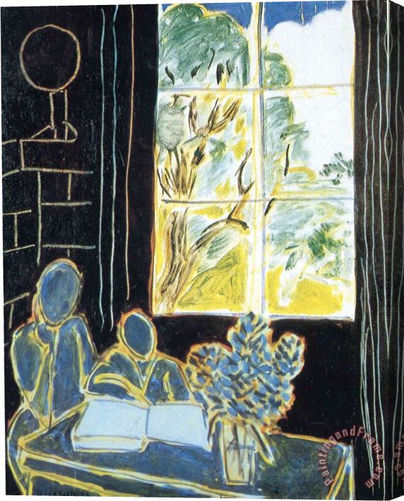 Henri Matisse The Silence That Lives in Houses 1947 Stretched Canvas Painting / Canvas Art