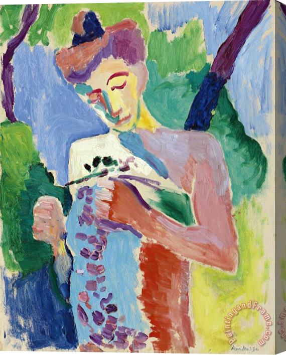 Henri Matisse Woman Stretched Canvas Print / Canvas Art