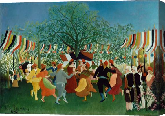 Henri Rousseau A Centennial of Independence Stretched Canvas Print / Canvas Art