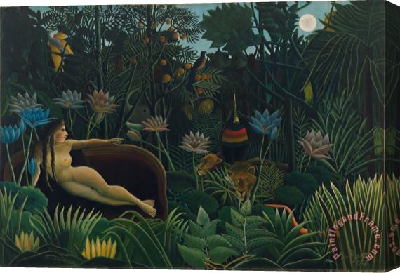 Henri Rousseau The Dream Stretched Canvas Painting / Canvas Art