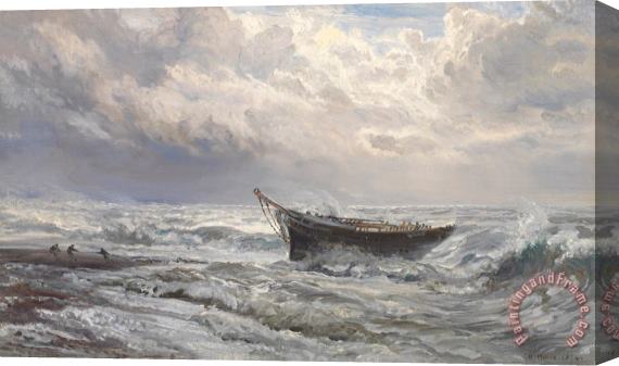 Henry Moore Stormy Seas Stretched Canvas Print / Canvas Art