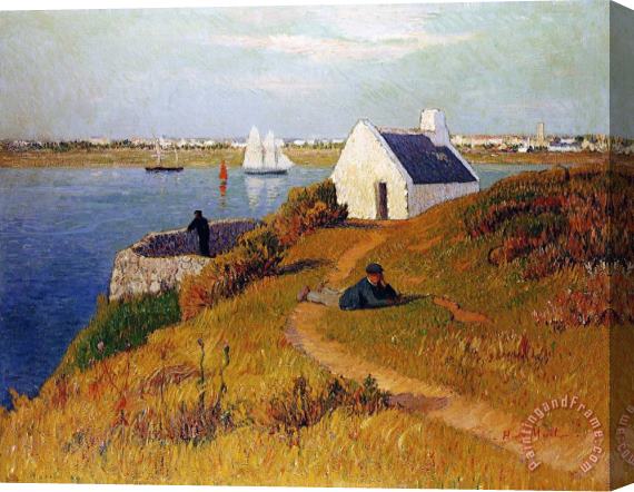 Henry Moret View of Lorient in Brittany Stretched Canvas Print / Canvas Art