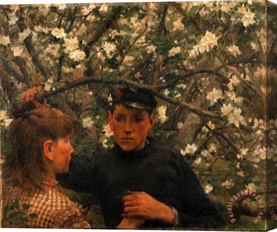 Henry Scott Tuke The Promise Stretched Canvas Print / Canvas Art