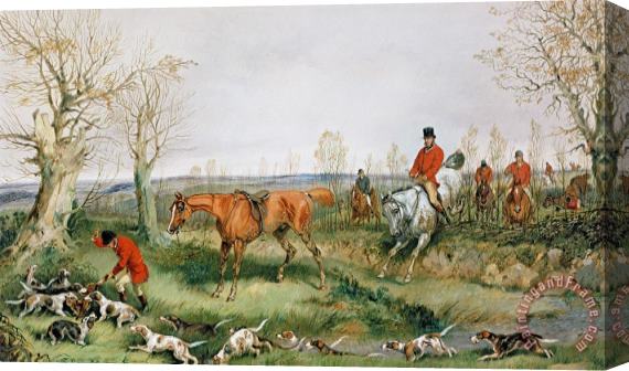 Henry Thomas Alken Hunting Scene Stretched Canvas Painting / Canvas Art