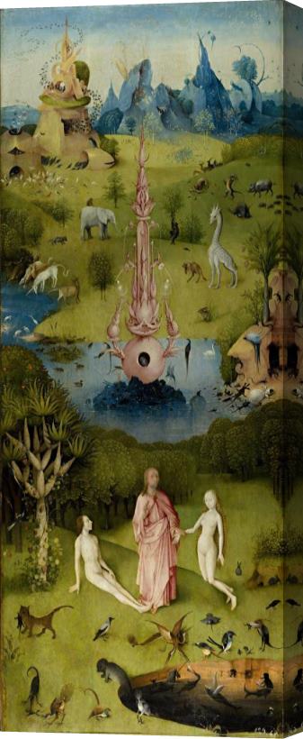 Hieronymus Bosch Garden of Earthly Delights Left Wing Stretched Canvas Painting / Canvas Art