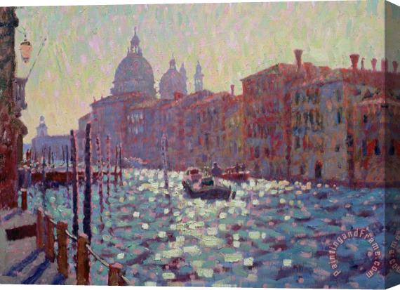 Hugo Grenville The Grand Canal Shortly After Sunrise Stretched Canvas Painting / Canvas Art