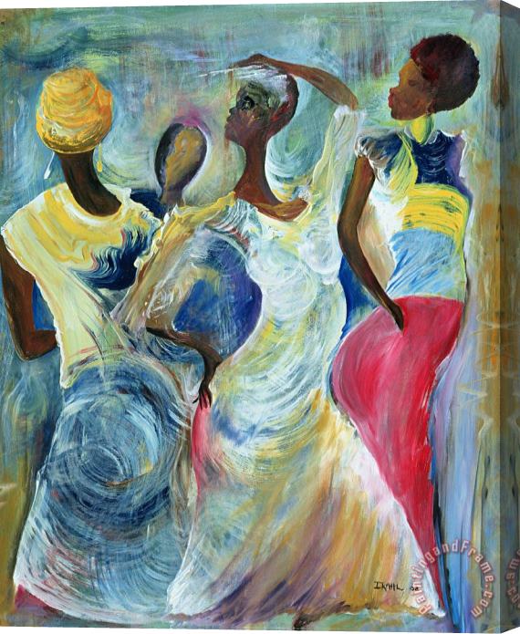 Ikahl Beckford Sister Act Stretched Canvas Painting / Canvas Art