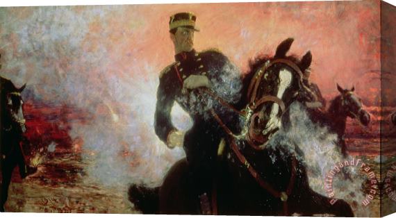Ilya Efimovich Repin Albert I King of the Belgians in the First World War Stretched Canvas Painting / Canvas Art