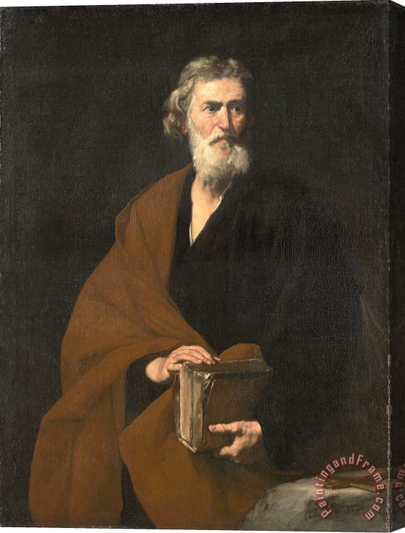 Italian Saint Matthew Stretched Canvas Painting / Canvas Art