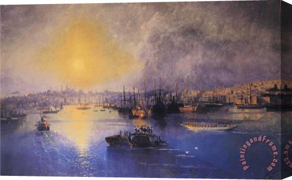 Ivan Constantinovich Aivazovsky Constantinople Sunset Stretched Canvas Print / Canvas Art