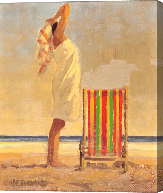 Jack Vettriano Bather Stretched Canvas Print / Canvas Art