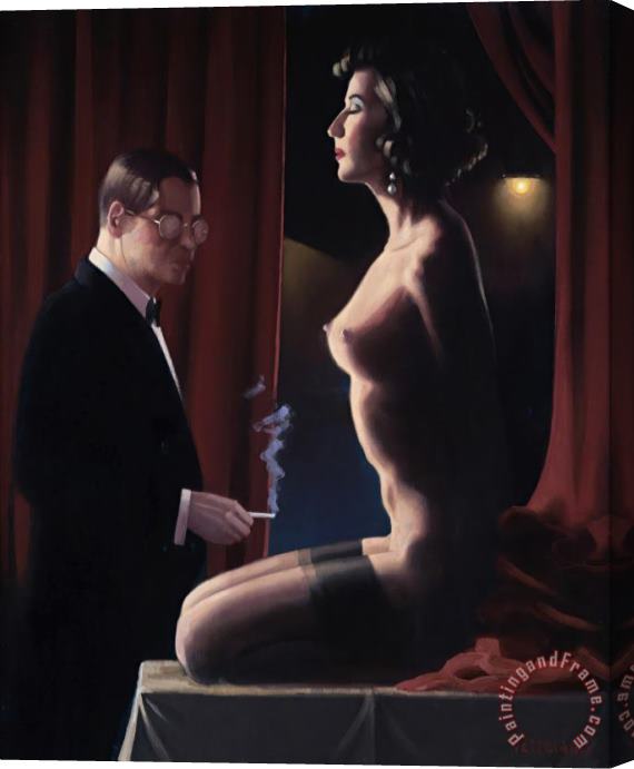 Jack Vettriano The Assessors II, 2000 Stretched Canvas Print / Canvas Art
