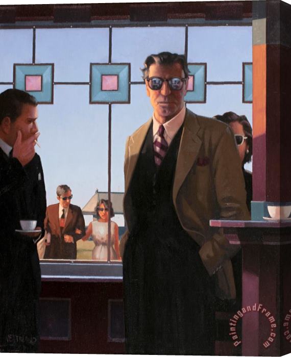 Jack Vettriano The Truth Discovered, 1999 Stretched Canvas Print / Canvas Art