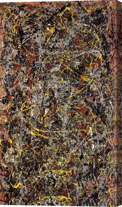 Jackson Pollock No 5 1948 Stretched Canvas Painting / Canvas Art