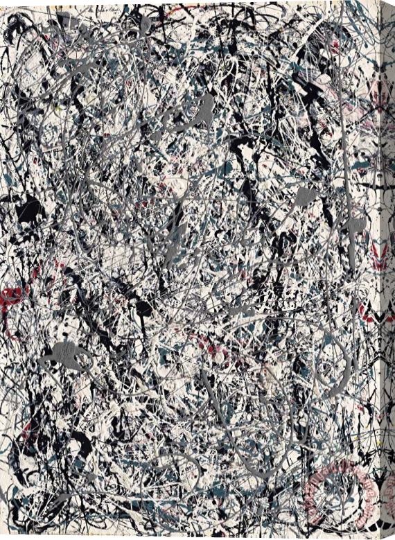 Jackson Pollock Number 19, 1948 Stretched Canvas Print / Canvas Art