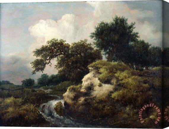 Jacob Isaacksz. van Ruisdael Landscape with Dune And Small Waterfall Stretched Canvas Print / Canvas Art